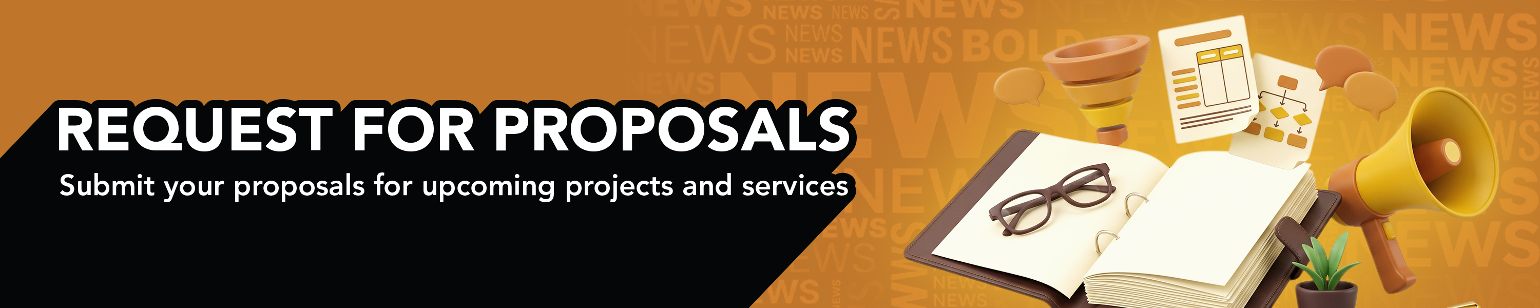 Banner Requesting Bid Proposals